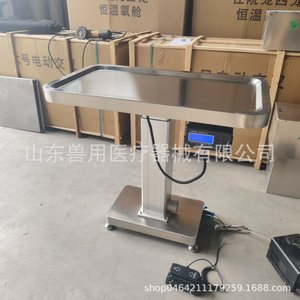 Shandong Veterinary Electric Lifting Scale Examination <b>Table</b> Stainless Steel Height <b>Adjustable</b> For Pet Hospital Use - Product Image 2