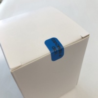 Étiquettes/autocollants de sécurité anti-contrefaçon sans résidus en PET pour usage cosmétique, vente en gros