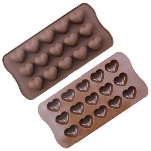 Molde de Silicona para Chocolate de Fácil Desmoldeo, Molde para Hornear Chocolate en Forma de Corazón de Grado Alimenticio - Product Image 2