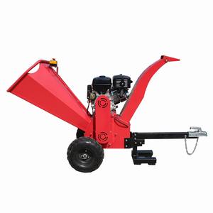 Trung Quốc xăng máy nghiền gỗ Di động Băng tải vành đai 15 HP Máy gỗ nhỏ chipper Shredder với 15HP điện bắt đầu Giá bán - Product Image 1