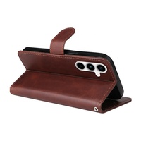 Étui portefeuille à rabat en cuir PU pour Samsung A35 A55 5G, avec emplacement pour cartes, pour hommes, femmes et filles