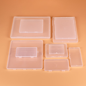 Plastic Storage <b>Box</b> Rectangle A4 Size Covered Jewelry Card Organizer Cross Border Ecommerce Use - Product Image 1