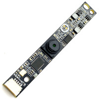 Modules de caméra USB2.0 Full HD 1080p 2MP avec capteur CMOS 1/4 pouce, double micro numérique, mise au point fixe, Plug&Play, champ de vision 75°, vision industrielle OEM