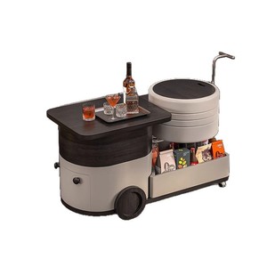 Mesa de centro minimalista móvil con almacenamiento y tapa elevable para sala de estar - Product Image 4