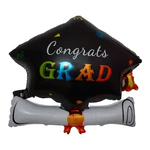 Hot Congrats Grad Para Fiesta 18" Graduation Party Decoration Foil Helium Balloons