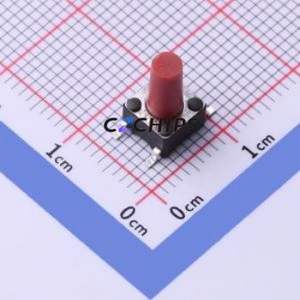 TS-1102SD-A-N-R Tactile Switch SMD-4P,6x6mm Switch ( Operating Force: 1N )( Switch Length: 6mm )( Switch Width: 6mm ) - Product Image 1