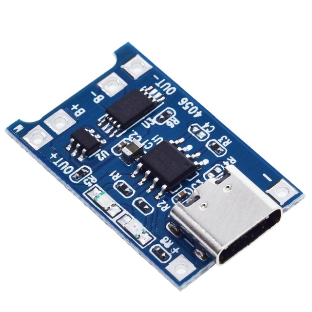 Okystar 5V 1A Type-C USB 18650 TP4056 Lithium Battery Charger Module Charging Board With Protection
