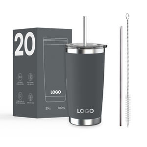 Vaso Térmico de Acero Inoxidable de Doble Pared con Orificios Preperforados, 500 ml, con Asa y Tapa Hermética, Diseño de Bola de Nieve - Product Image 3