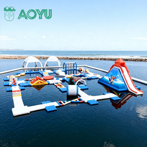 AOYU Parc aquatique gonflable de haute qualité pour adultes, équipement de jeu pour lacs et mers, parc aquatique gonflable stimulant fabriqué - Product Image 1