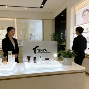 Présentoirs de Comptoir Tinya en PMMA pour Maquillage avec Logo et Éclairage LED – Supports en Acrylique de Luxe Personnalisés pour Magasins de Détail et Boutiques de Cosmétiques - Product Image 1