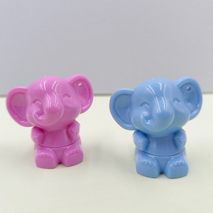 Vente en gros de produits Baume à lèvres vide en forme de petit éléphant avec porte-clés bricolage Conteneur de luxe <span class=keywords><strong>Tube</strong></span> de boue pour les lèvres Emballage cosmétique - Product Image 3