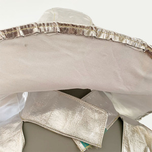 Traje Ignífugo de Aluminio Plateado 1000, Resistente al Calor, Protección Contra Radiación de Fuego, Talla 4, <span class=keywords><strong>para</strong></span> Rescate de Emergencia - Product Image 4