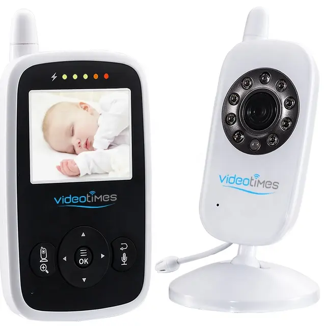 2.4 pouces Numérique bébé caméra de sécurité Infrarouge de Vision Nocturne baby-sitter Moniteur Bébé Sans Fil