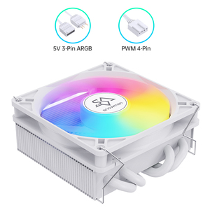 Snowman bán trực tiếp <span class=keywords><strong>CPU</strong></span> Cooler 2011 I7 ryzen5 nền tảng đồng tản nhiệt 4 ống dẫn nhiệt TDP 130W <span class=keywords><strong>CPU</strong></span> Quạt làm mát - Product Image 3