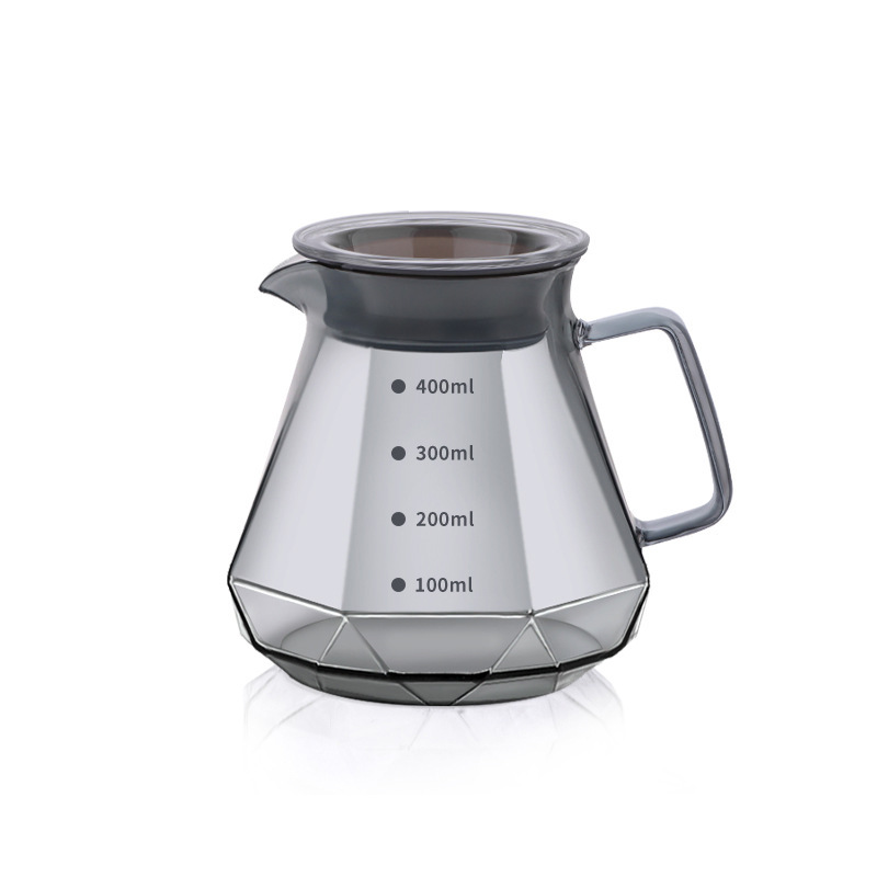 450ml Gris Ahumado [Vidrio de Borosilicato Alto]