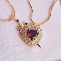 Collier avec pendentif en forme de cœur, bijoux pour la Saint-Valentin, colliers assortis pour les couples
