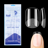 120 Uds Prensa en uñas postizas ataúd semiesmerilado cubierta completa UV Gel uñas puntas falsas cápsula extensión HERRAMIENTA DE MANICURA
