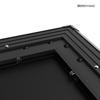 Vente en gros Wupro/OEM 100 pouces contraste amélioré BSP écrans de projection PET lenticulaires 4K UHD HDR écran de projecteur CLR anti-lumière