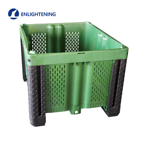 ארגז פלסטיק מתקפל לוגיסטי HDPE 1200X1000 מ\\\"מ, עמיד במיוחד, ניתן לערום, עם שרוול אחסון, מתקפל, למחסן - Product Image 1