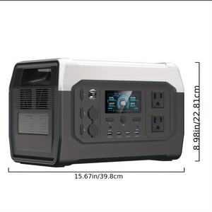 XP1000 휴대용 발전소 1600W - 1024Wh LiFePO4 배터리 태양열 발전기 야외 캠핑 RV 홈 대기 전력 - Product Image 2