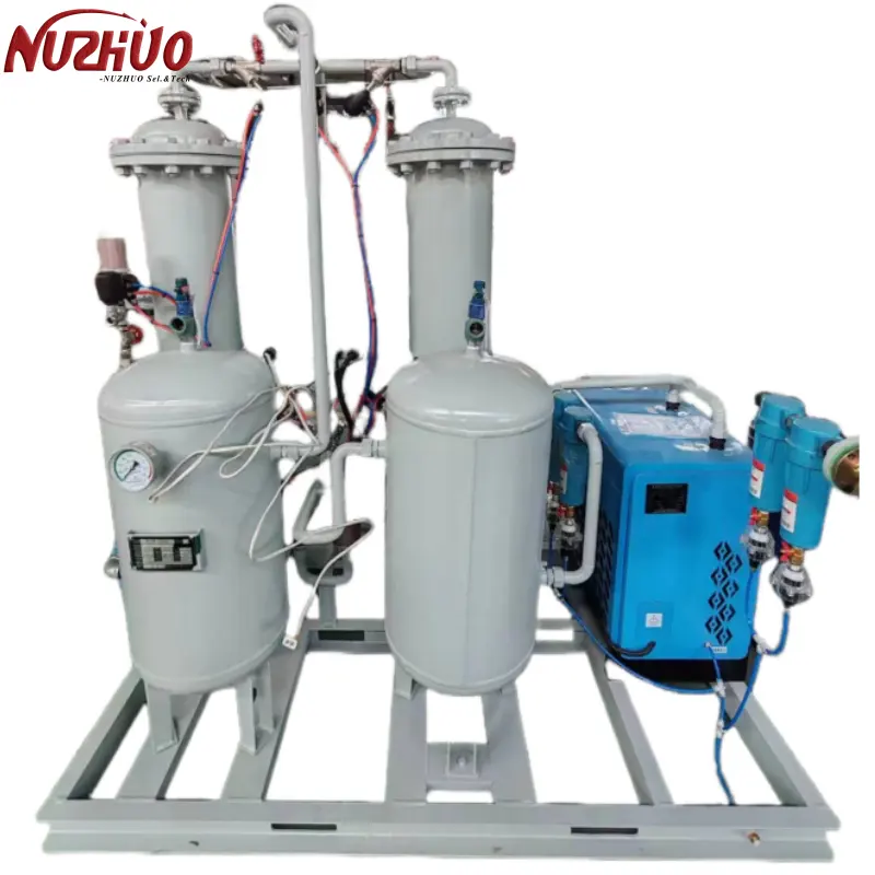 NUZHUO Usine de production d'azote ultra-haute pureté pour le traitement thermique des métaux Système de génération N2 de qualité supérieure