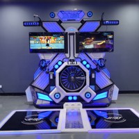 Estación de Realidad Virtual, Juego de Arcade 2 FPS, Arena de Realidad Virtual 9D, Máquina de Caminar VR, Plataforma de Caminar VR, Platoon VR de Pie