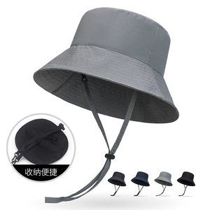 Lightweight Bucket Hat For Men Outdoor Hiking Fishing Sun Protection Anti Uv Breathable Polyester Adult Sports Cap - Product Image 1