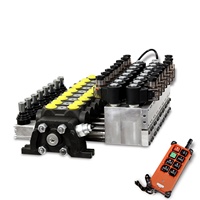 Hy-waloil DCV60 série 8 bobines, Section de poignée télécommandée, vanne directionnelle électro-hydraulique pour machines agricoles