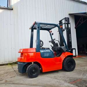 Second Hand Used Toyota <b>Forklift</b> 2.5 Ton FD25 Engine Low Price Less Working Hours Machinery for Report Video Inspection - Product Image 6