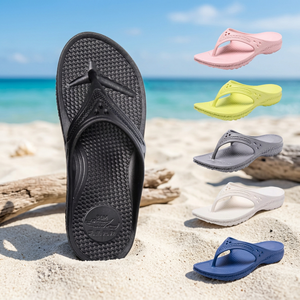 Taiwan Made ODM Sustainable EVA OEM Breathable Anti-Slippery Summer Beach <b>Flip</b> <b>Flops</b> for for Men Unisex Eco-Friendly - Product Image 1