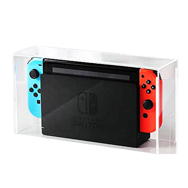 Clear  Acrylic Protective Dustproof Case Nintendo Switch Dust Cover Display Box for  Switch OLED Console
