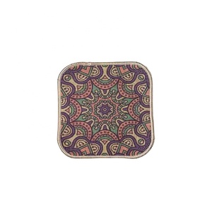 Custom logo Printing Rubber Pvc coaster for Promotion
