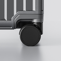 Valise Walktrip Premium à cadre en aluminium avec serrure à combinaison TSA, roues pivotantes et compartiment de séparation sec-humide