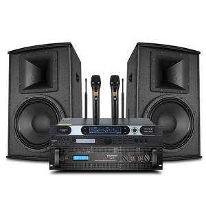 K5 Professional KTV Audio Set of a Full High-end Jukebox Bar Project Equipment 12-inch Speakers KTV Audio Set - Product Image 1