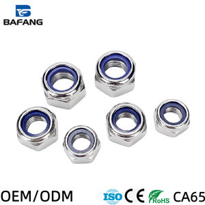 精密ファスナー六角フランジナットステンレスナイロンロックナットM3-M6 M8 M10 M12 M14 M16ロックナット - Product Image 4