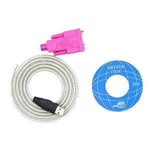Cable USB a RS232 de Yunmaoer, 1.5M, Adaptador Serial Rosa para Transferencia de Datos de Computadora - Product Image 2