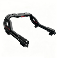 Barre de protection de benne pour Hilux, en acier carbone renforcé, cadre anti-basculement robuste, noir, installation sans perçage, OEM