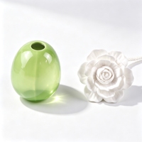 Diffuseur d'huiles essentielles en céramique parfumée écologique, plâtre aromatique, fleur en porcelaine faite à la main, parfum d'ambiance pour la maison