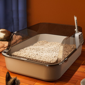 Extra-Large High-Rim Splash-Proof Cat Litter <b>Box</b> - Jumbo Cat Toilet Factory <b>Drop</b>-Shipping - Product Image 4