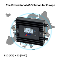 Amplificador de Señal EasyBoost Europe B20 B3, Repetidor LTE Dual de 800/1800MHz, Amplificador 4G 5G de Alta Ganancia de 72dB, Monitor Inteligente con Aplicación Tuya