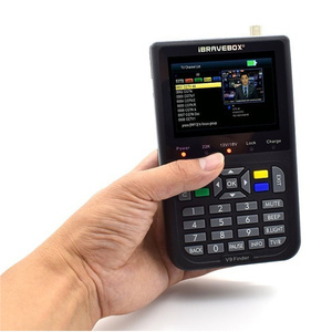Vente flash : Chercheur de signal satellite numérique V9 avec écran LCD de 3,5 pouces, prise en charge DVB-S/S2 H.265 HD, garantie 12 mois - Product Image 4