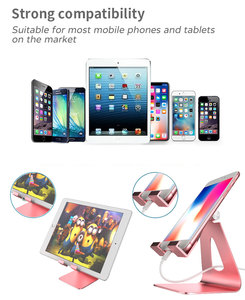 Máy Tính Bảng Điện Thoại Di Động Chủ Giường Máy Tính Để Bàn Có Thể Điều Chỉnh Mobil Đứng Phổ Xách Tay Mini Nhôm Có Thể Gập Lại Kim Loại Thông Minh Điện Thoại Di Động - Product Image 2