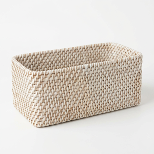 Meilleur Choix Panier de Rangement en Rotin Tressé Artisanat Vietnamien Forme Vintage pour Mouchoirs Écologique Multifonctionnel - Product Image 1