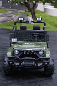 Voiture électrique à batterie 12V de haute qualité pour enfants Double siège avec télécommande Vente d'usine en plastique durable - Product Image 4