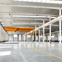 Estructura de Acero Estructural Integrada para Almacenes y Hangares, Resistente al Viento, Moderna, Industrial, Pre-fabricada