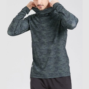 Haut de pêche respirant à manches longues et design personnalisé, avec masque intégré, protection UPF50, technique d'impression par sublimation, confortable - Product Image 5