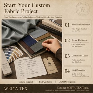 Tela de Sarga Elástica de Polialgodón Sólido con Spandex, Teñida a Medida, Suave al Tacto, de Gran Volumen, para Pantalones de Hombre - Product Image 6
