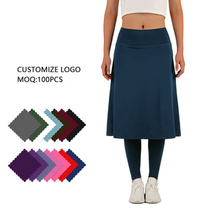 Abbigliamento Sportivo Personalizzabile OEM con <span class=keywords><strong>Leggings</strong></span> a Vita Alta Traspiranti, Gonne Taglie Forti, Slip e <span class=keywords><strong>Leggings</strong></span> Tinta Unita per Tennis Femminile - Product Image 1