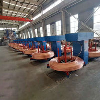 Máquina de Fundición para Alambre de Cobre de 8-20 mm, Máquina de Fundición de Varillas de Cobre Libre de Oxígeno