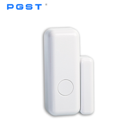 Capteur de contact de porte sans fil portable PGST OEM/ODM 433 MHz avec bouton anti-panique, système de sécurité domestique intelligent, détecteur d'ouverture de fenêtre
